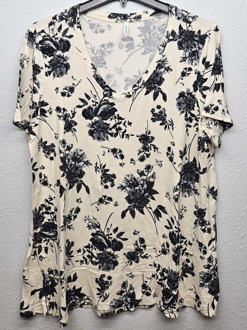 Popyoung Floral Blouse Top Womens XL Casual Boho Going Out Garden Girl